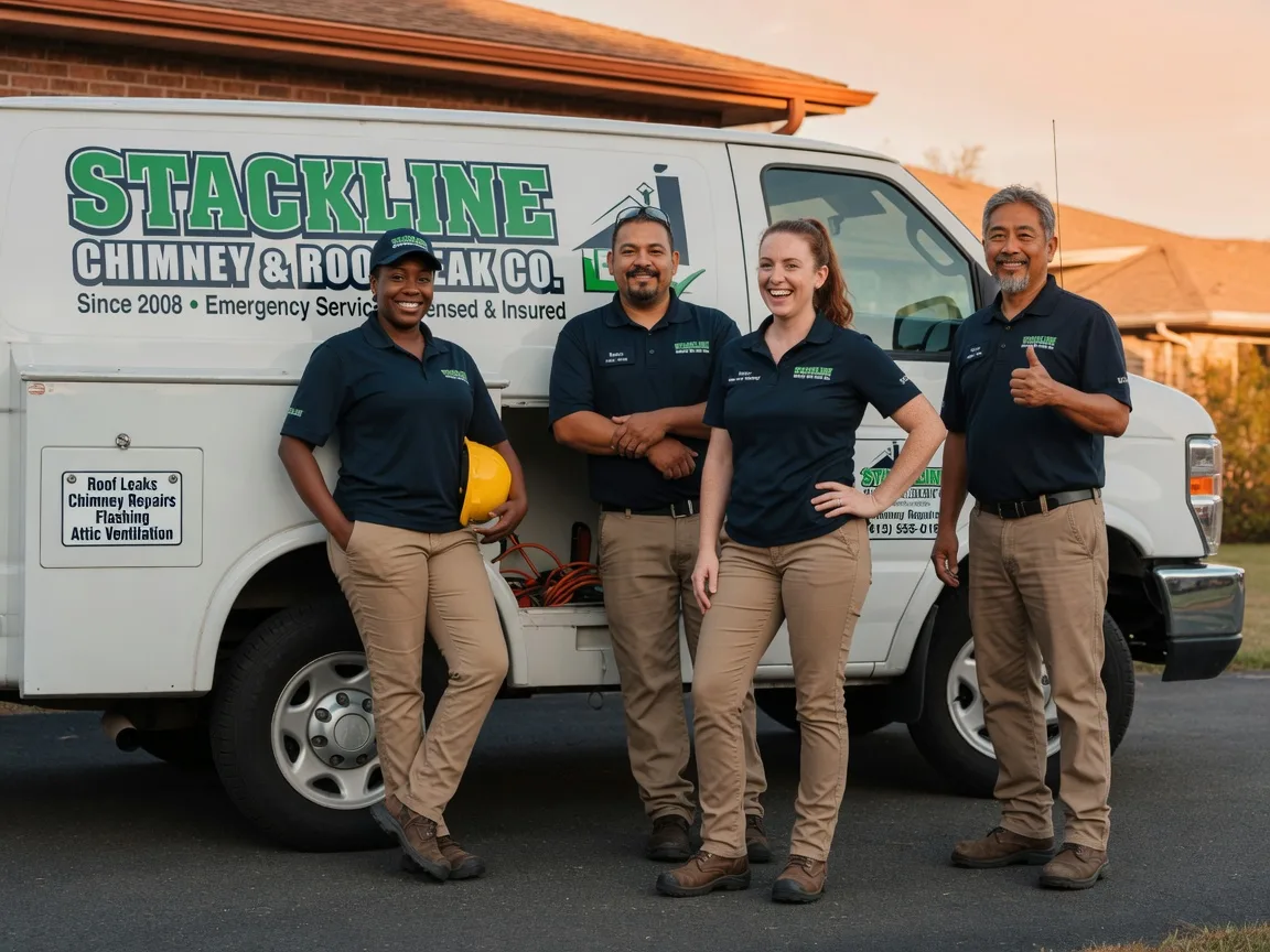 Chimney flashing repair company in New Boston, TX